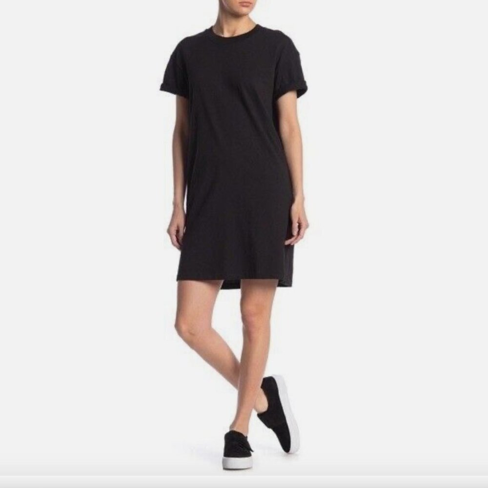 Madewell Tee Dress in Black Size‎ XS